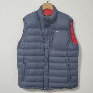 Koppen Down Fill Puffer Vest Gray Mens XL